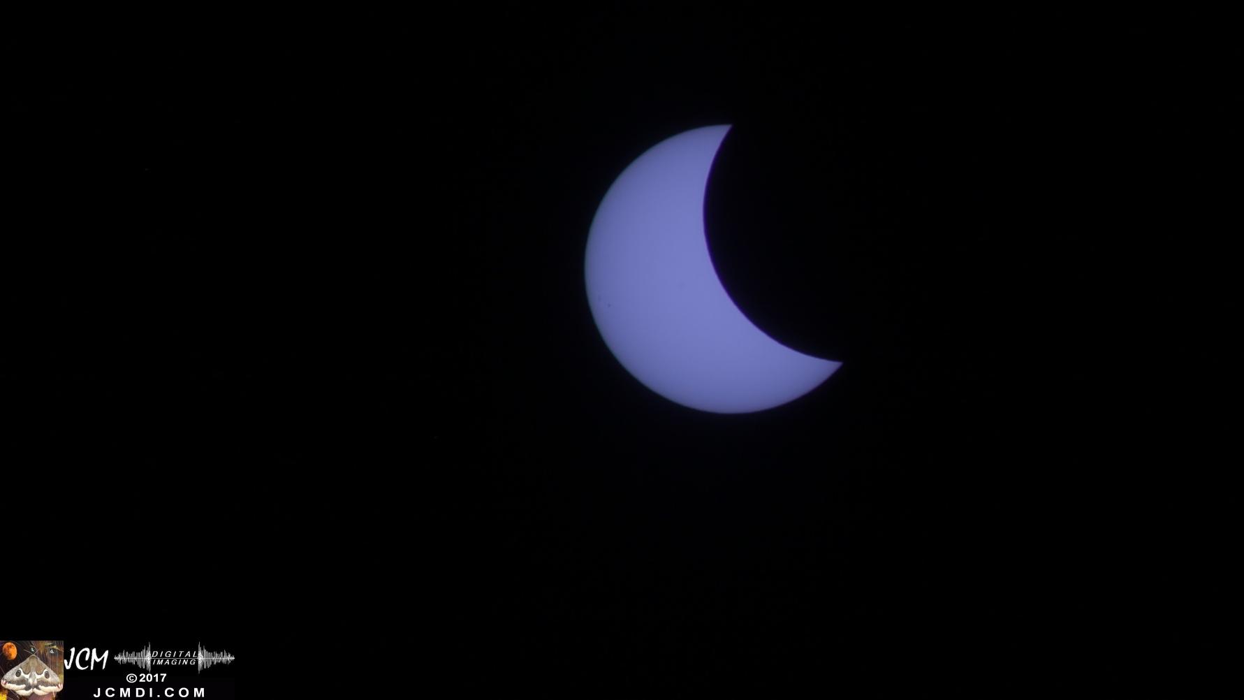 2017 Total eclipse (partial phase) through Baader Planetauim Solar Film
